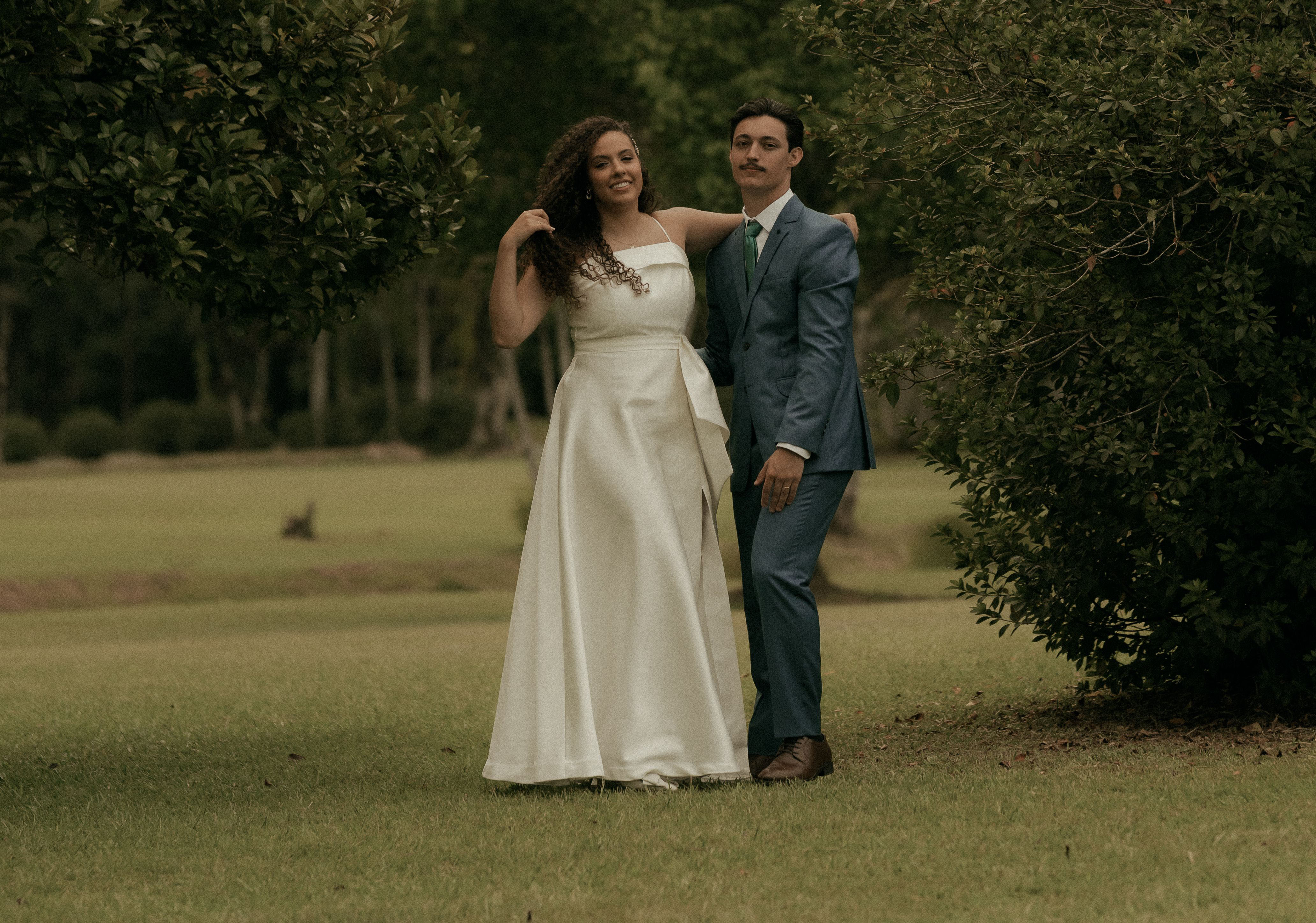 Fernanda y Gustavo bailando